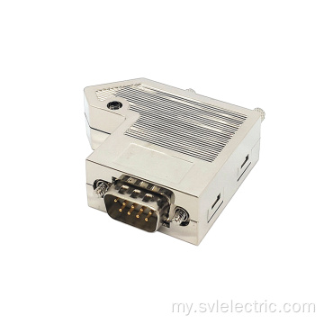 D-Sub 9-pin terminal အမျိုးသမီး adapter connector